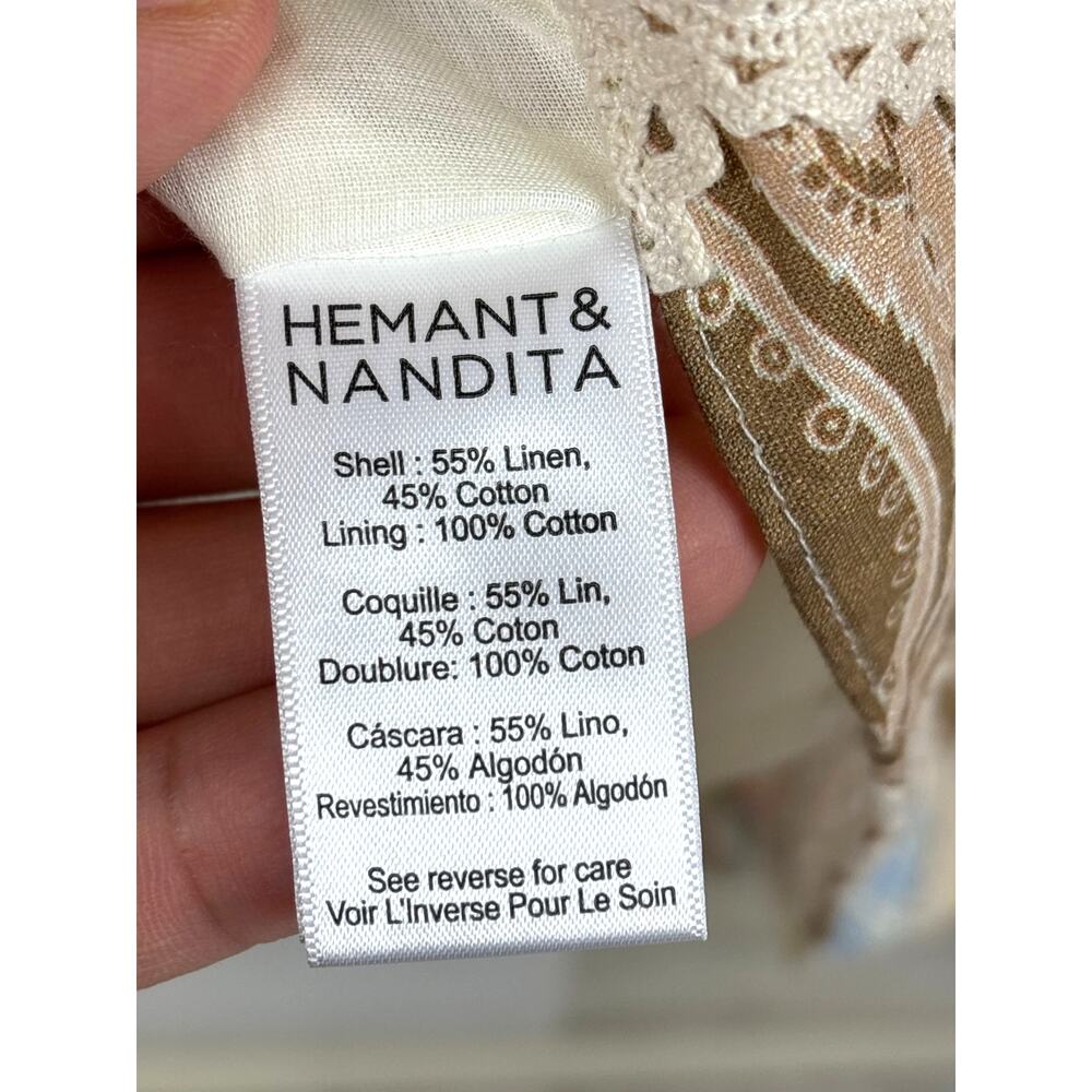 Hemant & Nandita Women’s S/M Multicolor Fiza Patc… - image 7